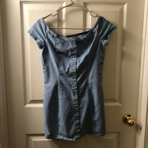 Forever 21 blue jean mini dress